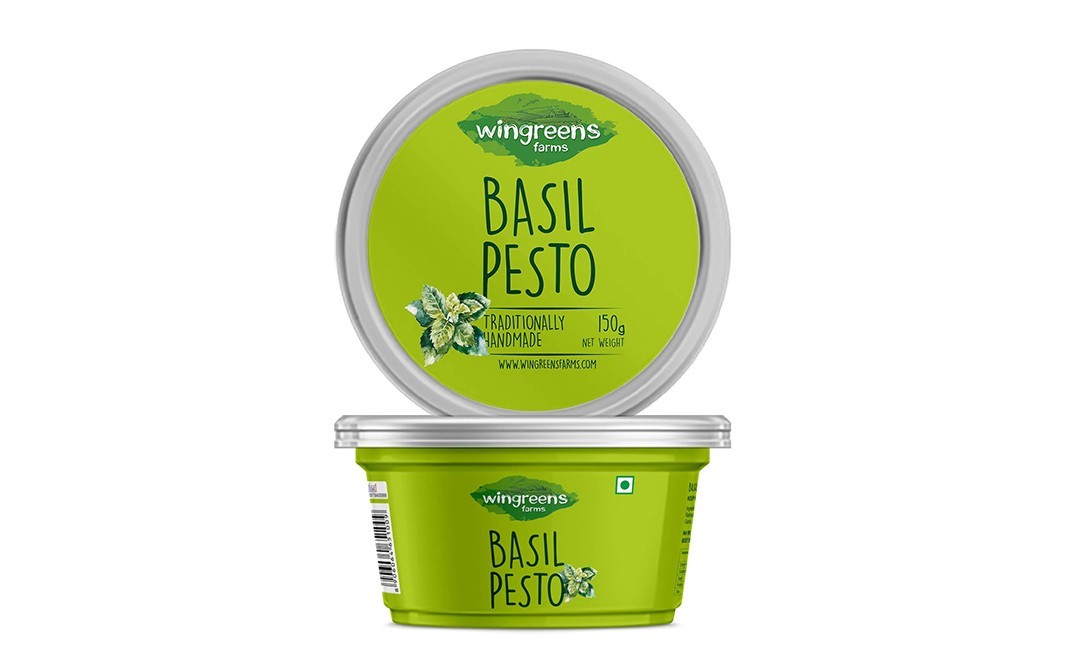 Wingreens Farms Basil Pesto    Cup  150 grams